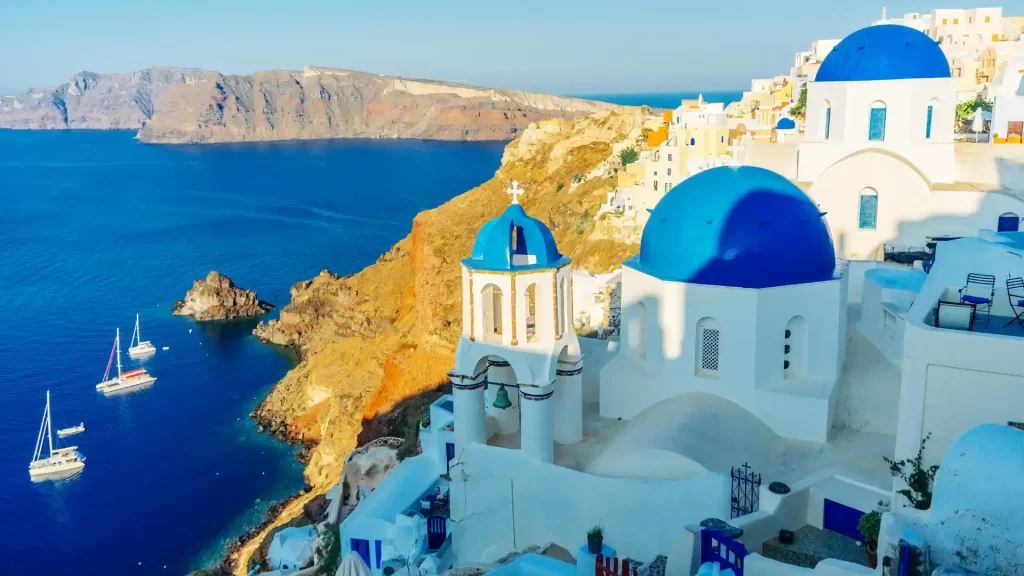 Blue Domes in Oia, Santorini